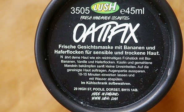 Lush Oatifix gezichtsmasker