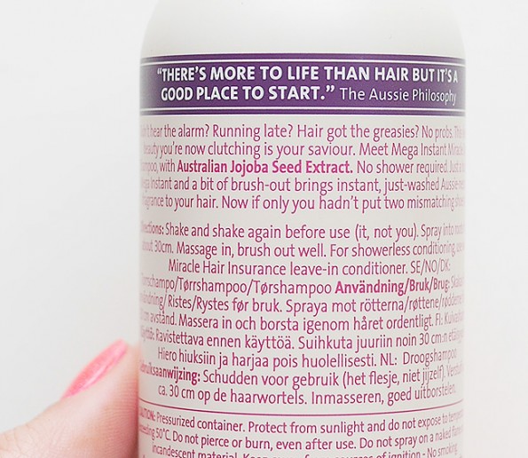 Aussie Miracle Dry Shampoo