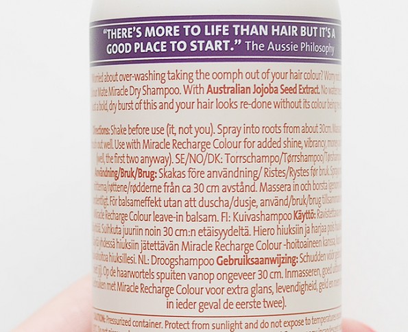 Aussie Miracle Dry Shampoo