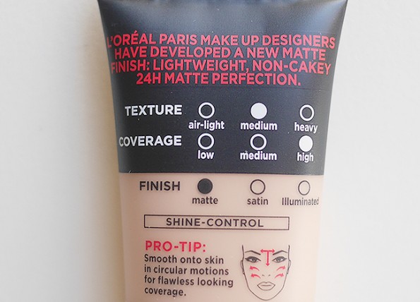 L'Oréal Infallible Matte Foundation