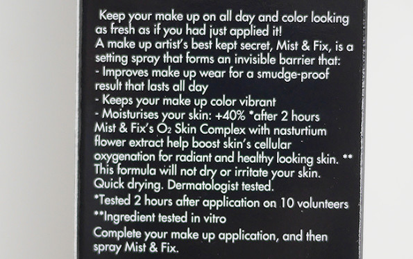 Make Up For Ever Mist & Fix Make-Up Setting Spray