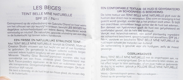 Chanel Les Beiges Healthy Glow Foundation SPF25