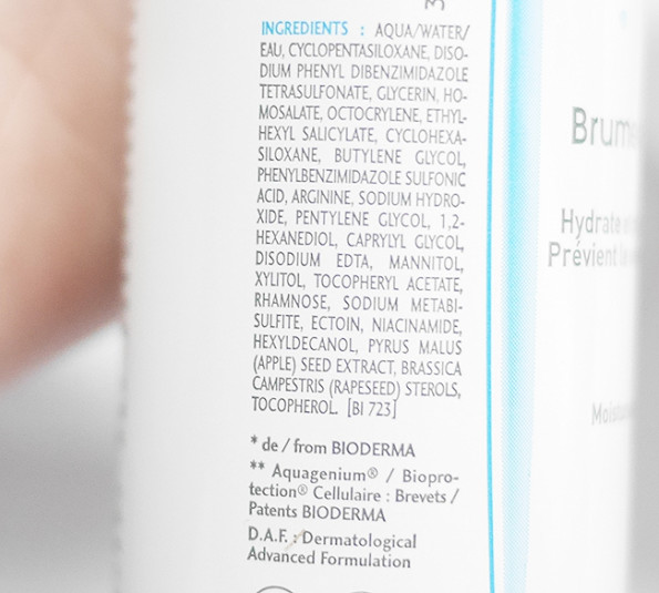 Bioderma Hydrabio Moisturising anti-UV mist