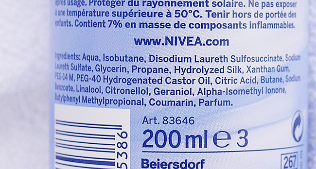 Nivea Shower Silk Mousse Creme