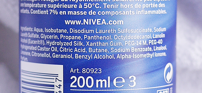 Nivea Shower Silk Mousse Creme