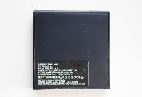 MAC Burgundy Times Nine