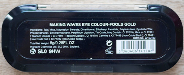 W7 Making Waves Eye Colour paletten