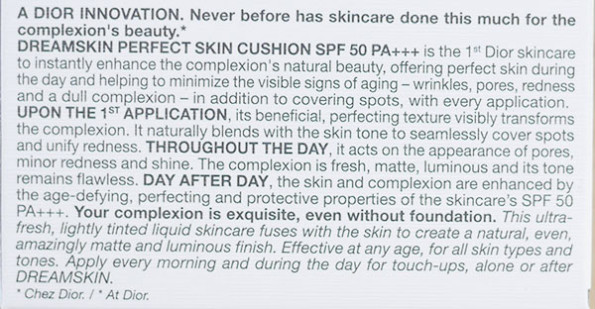 Dior Capture Totale Dreamskin Perfect Skin Cushion