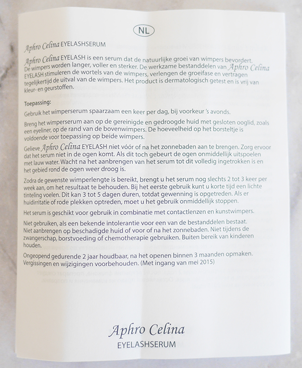 Aphro Celina Eye Lash Serum