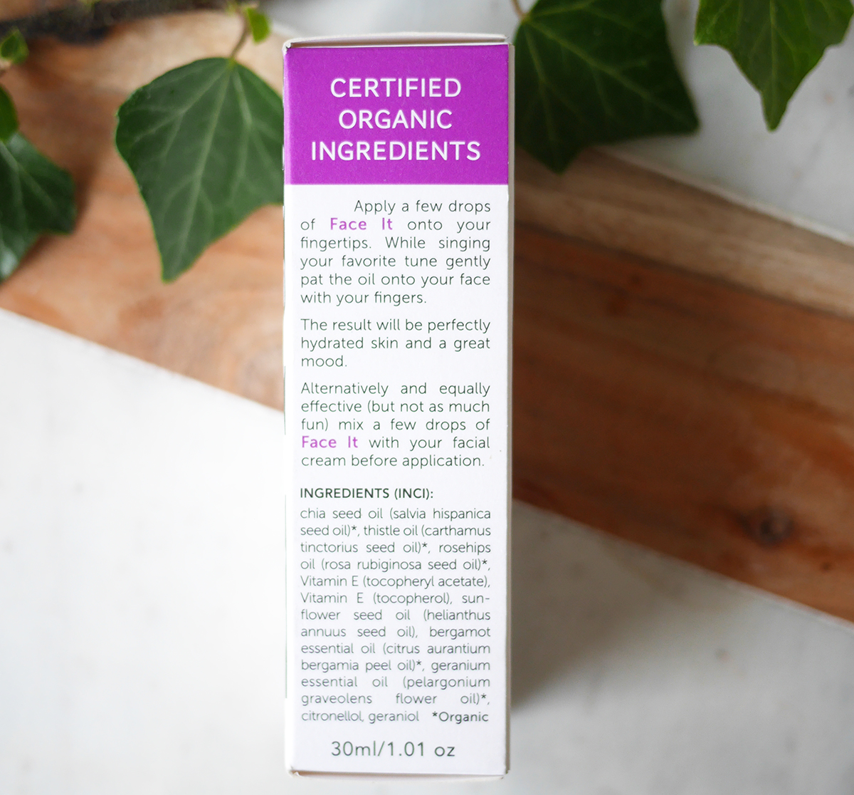 True Organic All You Need Is Me en True Organic Face It